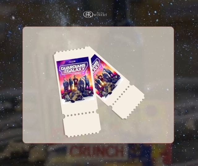 Movie night tickets for Guardians of the Galaxy at Hill Top