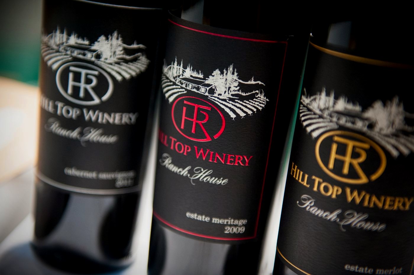 Hill Top Winery bottles